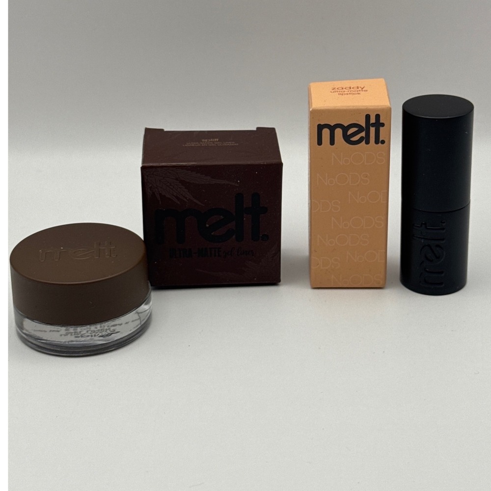 Melt Cosmetics Spliff Ultra Matte Gel Liner & Zaddy Ultra Matte Lipstick Set NIB